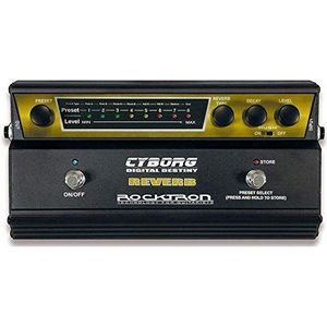 Rocktron Cyborg Reverb programmeerbare pedaal reverb digitale Hush geïntegreerde 64 voorinstellingen controle midi