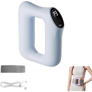 Snelle vetverbrandende yoga-ringmassageapparaat, 2025 verbeterde multifunctionele massagering voor het hele lichaam, 5 niveaus en 3 modi (blauw)