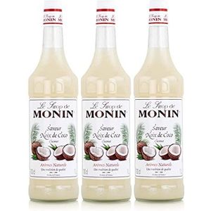 Monin Siroop kokosnoot, 1,0 l verpakking van 3