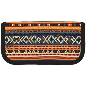 gopoo African National Patterns Leuke Canvas Pencil Pouch - Georganiseerde Opslag voor Reizen & Dagelijks Gebruik Etui, Make-up Pouch