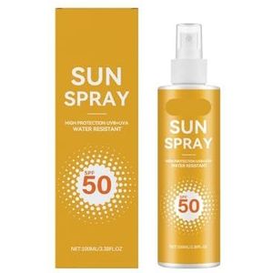 Waterdichte Beschermende Spray - Lichtgewicht, Draagbaar, Multifunctioneel Met Zachte Fysieke Bescherming, Hydraterend En Verlichting Van Door De Zon Veroorzaakte Droogheid(2PCs)