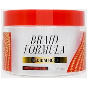 EBIN NEW YORK Braid Formula Conditioning Gel, Medium Hold, 6 oz | Geweldig voor vlechten, draaien, randen, geen resten, geen flakken, sterke grip, hoge glans, gladstrijken met schone en aloë vera geur