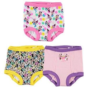 Disney Minnie Mouse Girls' 3-Pack Training Pants & Chart Set