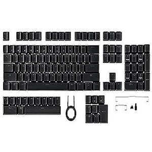 ROG PBT Keycap Set (124 Keycaps, Doubleshot Molded, Premium Feel, Lange Duurzaamheid, Keycap Puller, Mechanische & Optische Stabilisatoren, Brede Compatibiliteit)