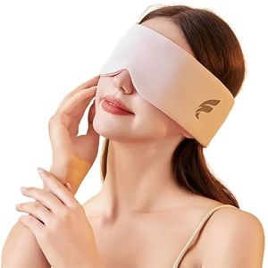 Zijden slaapmasker ooglapje blokkerende licht oogmasker oogmasker oogmasker zacht gewatteerd slaapmasker reizen slaaphulpmiddel voor slaap patch (roze)