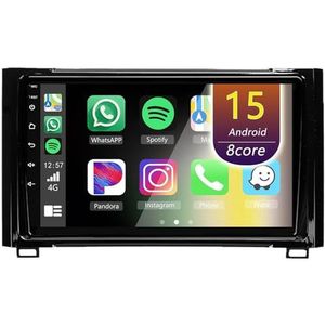 Android Radio voor Toyota Tundra 2013-2020, 9 inch Touchscreen Autoradio met Wireless CarPlay Android Auto Bluetooth WIFI(8Core(6+128GB))