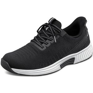Orthofeet Women's Orthopedic Knit Kita Hands-Free Sneakers, Black, Size 35.5