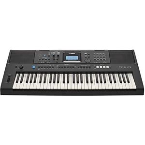 Yamaha PSR-E473 portable keyboard, in zwart - Beginners Keyboard met 61 aanslaggevoelige toetsen, incl. voucher voor 2 online lessen