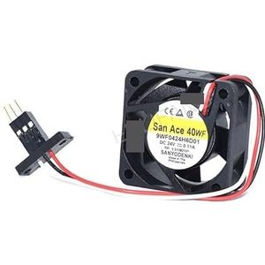 Voor SANYO 9WF0424H6D01 DC24V 0.11A 4020 4CM Drie-draads vierkante koelventilator