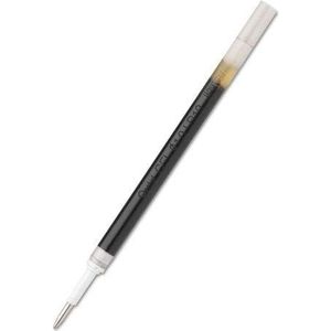 Navulling voor EnerGel® oprolbare/Deluxe vloeibare gelpennen, vet metalen punt, zwart (PENLR10A) van Pentel