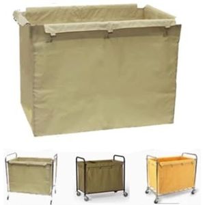 Vervangende voeringzak voor waswagen, 400L Rechthoekige commerciële wasmand vervangende zakken, for rolwasmanden, wasserij, hotel(B)