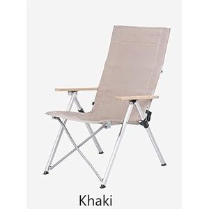 Stoelen Opvouwbare strandstoel, verstelbare campingstoel, kan 308 pond ondersteunen, gazon, achtertuin, strand, picknick klapstoel Picknick (Color : Noir)