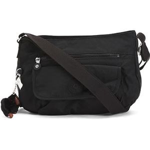 Kipling Dames Syro Crossbody Bag, Zwart, One Size US, Zwart, One Size