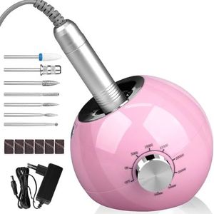 Nagelfrees - Professionele Nagelfrees - 35.000 omw/min - Elektrisch - Met Keramische Freesbit en 5 Opzetstukken