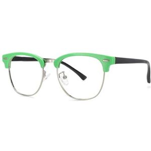 Nepbrillen, Brilmonturen Unisex Blauw Licht Blokkerend Multicolor(Green)