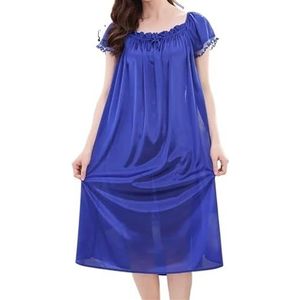 Nachthemd in neutrale tinten, veelzijdige loungewear for dames, mouwloos nachthemd, zachte stretch nachtkleding, ontspannende jurk for thuis, ademende pyjama for yoga, lezen, comfort for het hele seiz