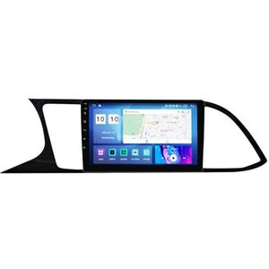 9"" Touch Car Stereo Radio DAB Head Unit GPS Navigatie voor Seat Leon 2012-2018 Android 12 Autoradio Ingebouwde CarAutoPlay Achteruitrijcamera Ondersteuning DSP Bluetooth USB android auto (Size : 4Cor