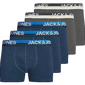 JACK & JONES Jacinjected Trunk, voor mannen (5 Pack (3X Navy Blazer Melange, 2X Donkergrijs Melange), XL), ( Navy Blazer/Donkergrijs Melange), XL