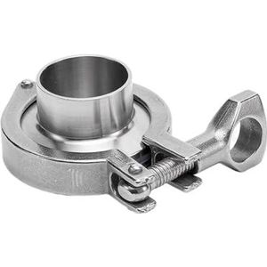 RNUMLIGHT Blindplaten voor boorkop, 304 roestvrij staal, kwaliteitsbuisklem, snelkoppeling, siliconen afdichting met snelbevestiging, RNUMLIGHT (16-50,5)