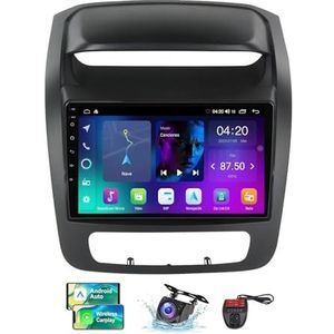 Android 13 Dual Din Car Stereo voor Kia Sorento 2 XM 2012-2021 met 9 inch Touchscreen Media Player met Carplay Android Auto Bluetooth 4G WiFi GPS-navigatie FM/RDS SWC + achtercamera(NF-2)