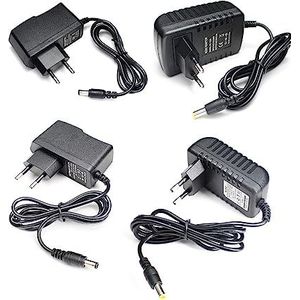 5V 9V 24V 12V Voeding Adapter 1A 2A 3A Voeding Oplader 12V Hoverboard AC DC Adapter LED Strip Adapter Laptop Adapter (Kleur: 12V 2A, Maat: EU Plug)