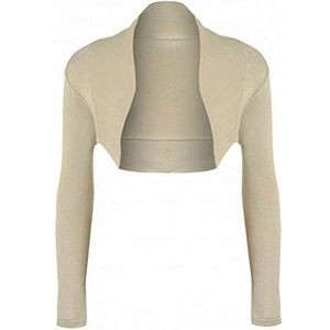 Hamishkane - Bolero - Crème - Lange Mouwen - Cardigan - Crop Top