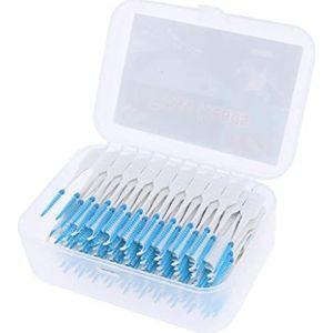 Flosdraad - Interdentale Borstel - 200 Stuks - Dubbele Uiteinden - Zachte Siliconen Tips