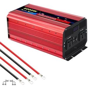 Spanningsomvormer Universele Omvormer Met Zuivere Sinusgolf Auto-accessoires DC 12V Naar AC 220V-omvormer Met LED-display Stroomomvormer(8000W)