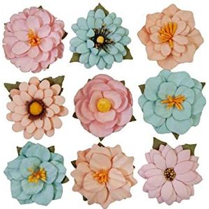 Prima Marketing Mulberry Paper Flowers-Tea Lover/Peach Tea -FG658663