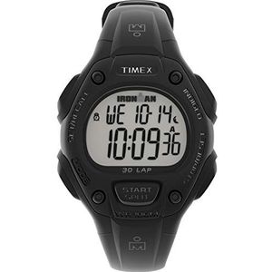 Timex Ironman Classic 30 Mid-Size Quartz Running Watch with Resin Strap, Black, 14 (Model: TW5M449009J)