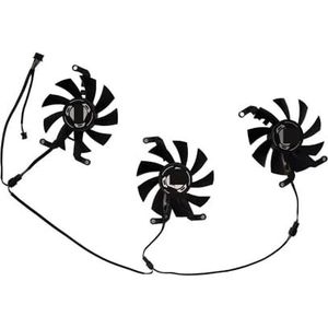 3 stuks CF8015H12S 4-pins grafische kaartventilator GPU-koeler voor ZOTAC RTX3050-8GD6 RTX 3060 12GD VGA-video T128015SM