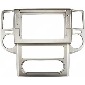 Autoradio-fasciapaneelplaatframe 10 Inch Autoframe-fascia-adapter Voor N&issan Voor X-trail 2003 2004 2005 2006 2007 Radio Dashboard Montagepaneelkit Dashboardbekledingframe(Framekabel)