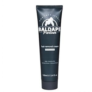 Baldape Parlour Hair Removal Cream for Men Suitable for All Body Areas, for Sensitive Skin with Bamboo Extract 100ml