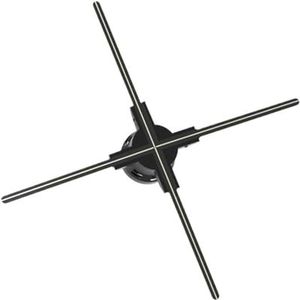 80cm 3D Hologram Fan Projector Wifi LED Sign Holografische Speler Winkel Bar Feest Reclame Display Licht Ondersteuning Splicing Hoge helderheid