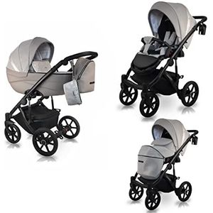 SaintBaby Taupe LE101 Kinderwagenset en Isofix Optioneel Ideal 2.0 Limited by SaintBaby Taupe LE101 2-in-1 zonder babyzitje