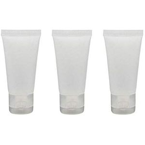 20 STKS Clear Lege Hervulbare Plastic Zachte Buizen Knijpbare Fles Verpakking Cosmetische Sample Container Potten Opslag Houder Voor Facial Cleaner Shampoo Douche Gel Body Lotion Handcrème 50 ml/1oz