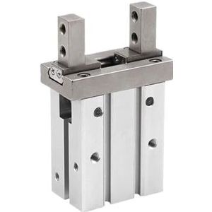 1 stuk dubbele of enkelvoudige vinger pincet HFZ16 HFZ20 HFZ25 HFZ10 parallelle pneumatische klem (HFZ6)