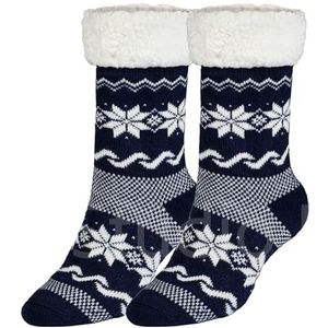 Ferocity [033] Wintersokken voor heren, warm en dik, met teddy-voering en antislipzolen