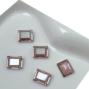 10 Stuks Art Strass Rechthoekige Crystal Art Decoraties Voor Acryl Nagels