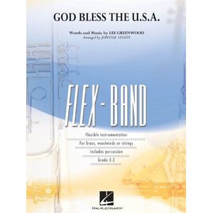 Lee Greenwood-God zegene de U.S.A.-5-delige flexibele band en kies snaren