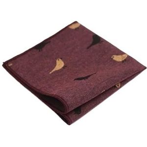 Katoenen zakdoeken printpatroon zakdoek for heren zakelijk casual zakken vierkante zakdoek 25 cm breed bruiloft (Color : KD2202)