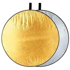 5 in 1 Fotografie Reflector Opvouwbare Draagbare Licht Diffuser Ronde/Ovale Multi Size Reflector Voor Fotostudio Reflector (Maat: 30 cm zilver goud)