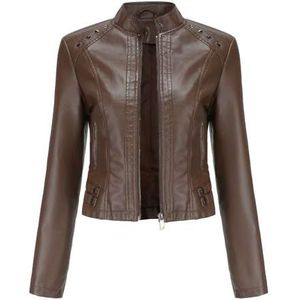 Gerrit Dames jas kraag bruin herfst, Koffie, M