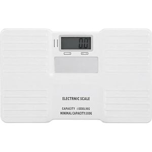 Weegschaal Draagbare Personenweegschaal Digitale Weegschaal Multifunctionele Weegschaal Multifunctioneel Personenweegschaal(White)