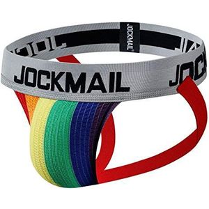 JOCKMAIL Heren Jockstrap Athletic Supporter Ondergoed Heren Sport Jock Strap Slip, Kleurrijk, M