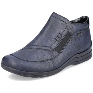 Rieker Dames L1866 korte laarzen, blauw, 38 EU