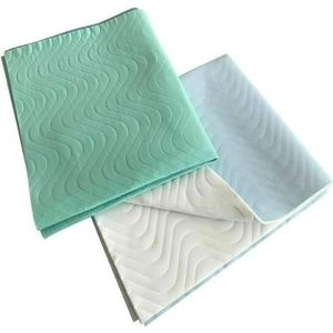 TOLKO 1 stuk waterdichte incontinentie-onderlegger, wasbaar op 95 °C, bedonderlegger 75 x 90 cm, inlegkussen voor matrassen, matrasbescherming, waterdichte matrasbeschermer, incontinentie-oplegger,