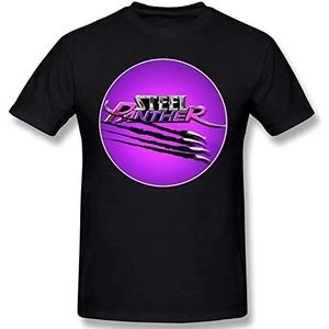 Steel Panther Men's Comfortable Short Sleeve Shirts Crew Neck Personality Fashion T-Shirt Black T-shirts & overhemden(XX-Large)