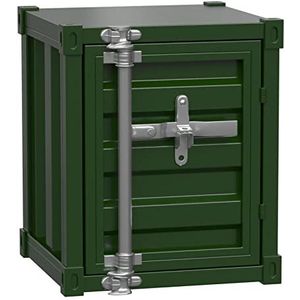 KRXSOBNV, Kleine salontafel creatieve industriële stijl locker slaapkamer nachtkastje metaal smeedijzer decoratief kastmeubilair, rood ，Vintage opbergkasten(Green)