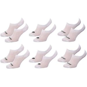 OZABI - Herensokken LOTTO korte schacht meerkleurig, Verpakking van 6 paar footies lotto, 43-46 EU